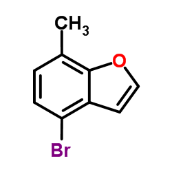 4-Bromo-7-methyl-1-benzofuran结构式