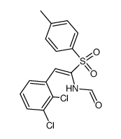 (E)-N-(2-(2,3-Dichlorophenyl)-1-tosylethenyl)formamide结构式