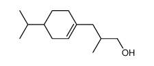 4-isopropyl-β-methylcyclohexene-1-propan-1-ol structure