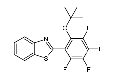 2-(2-(tert-butoxy)-3,4,5,6-tetrafluorophenyl)benzo[d]thiazole结构式