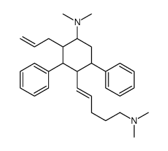2-Allyl-4-[5-(dimethylamino)-1-pentenyl]-N,N-dimethyl-3,5-diphenylcyclohexanamine Structure