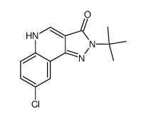 2-tert-butyl-8-chloro-2,5-dihydro-3H-pyrazolo<4,3-c>quinolin-3-one Structure