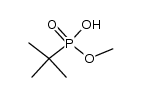 methyl hydrogen tert-butylphosphonate Structure