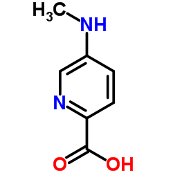 5-(Methylamino)-2-pyridinecarboxylic acid结构式