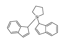 1,1-bis(1H-inden-1-yl)silolane Structure