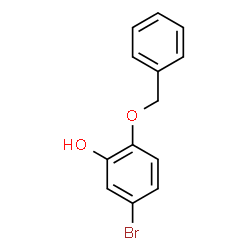 2-(苄氧基)-5-溴苯酚结构式