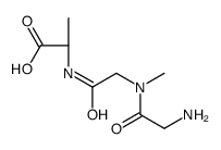 (2S)-2-[[2-[(2-aminoacetyl)-methylamino]acetyl]amino]propanoic acid Structure