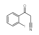 2-Iodobenzoylacetonitrile structure