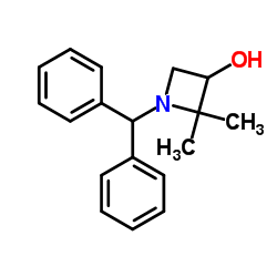 1-(Diphenylmethyl)-2,2-dimethyl-3-azetidinol Structure