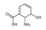 1,3-Cyclohexadiene-1-carboxylicacid,6-amino-5-hydroxy-(9CI) Structure