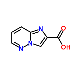 咪唑并[1,2-b]哒嗪-2-羧酸结构式