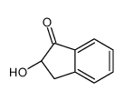 (2S)-2-hydroxy-2,3-dihydroinden-1-one结构式