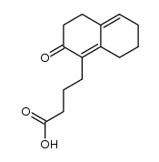 4-(2-oxo-2,3,4,6,7,8-hexahydro-[1]naphthyl)-butyric acid Structure