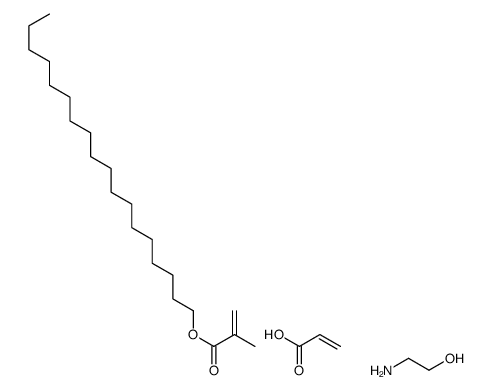 2-aminoethanol,octadecyl 2-methylprop-2-enoate,prop-2-enoic acid Structure