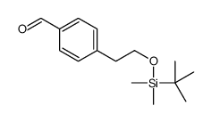 4-[2-(t-butyldimethylsilyloxy)ethyl]benzaldehyde structure