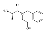 (R)-2-amino-N-benzyl-N-(2-hydroxyethyl)propanamide结构式