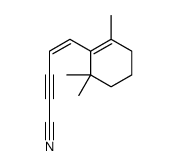 (E)-5-(2,6,6-TRIMETHYL-1-CYCLOHEXEN-1-YL)-PENT-4-EN-2-YNENITRILE Structure