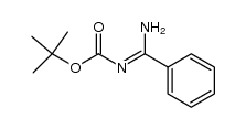 Carbamic acid, (iminophenylmethyl)-, 1,1-dimethylethyl ester (9CI) picture