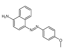 4-[(4-methoxyphenyl)diazenyl]naphthalen-1-amine结构式