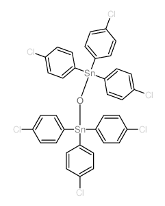 Distannoxane,hexakis(4-chlorophenyl)- (9CI) structure