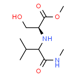 L-Serine, N-[2-methyl-1-[(methylamino)carbonyl]propyl]-, methyl ester (9CI)结构式