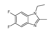 Benzimidazole, 1-ethyl-5,6-difluoro-2-methyl- (7CI,8CI) Structure