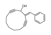 11-benzylidenecycloundeca-2,9-diyn-1-ol结构式