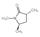 2-Pyrrolidinone,1,3,5-trimethyl-,trans-(9CI) Structure