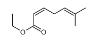 ethyl 6-methylhepta-2,5-dienoate结构式