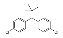 1-chloro-4-[1-(4-chlorophenyl)-2,2-dimethylpropyl]benzene结构式