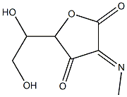L-threo-3-Hexulosonic acid,2-deoxy-2-(methylimino)-,-gamma--lactone,radical ion(1-) (9CI) Structure