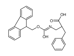 Fmoc-(S)-3-amino-2-benzylpropanoic acid Structure