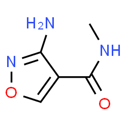 4-Isoxazolecarboxamide,3-amino-N-methyl-(9CI) Structure