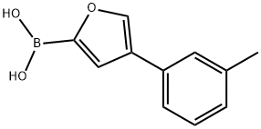 4-(3-Tolyl)furan-2-boronic acid结构式