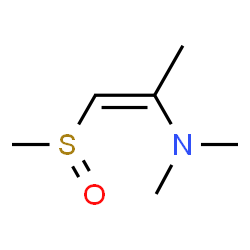 1-Propen-2-amine,N,N-dimethyl-1-[(S)-methylsulfinyl]-,(1Z)-(9CI)结构式