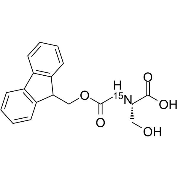 Fmoc-Ser-OH-15N Structure