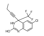 4-but-1-ynyl-6-chloro-4-(trifluoromethyl)-1,3-dihydroquinazolin-2-one Structure