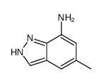 (9ci)-5-甲基-1H-吲唑-7-胺结构式