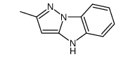 2-methyl-4H-pyrazolo[1,5-a]benzimidazole结构式