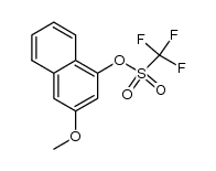 3-methoxynaphthalen-1-yl trifluoromethanesulfonate Structure