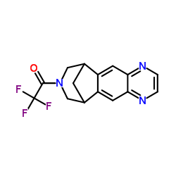 7,8,9,10-Tetrahydro-8-(trifluoroacetyl)-6,10-methano-6H-pyrazino[2,3-h][3]benzazepine Structure