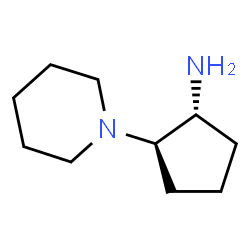 TRANS-2-(PIPERIDIN-1-YL)CYCLOPENTANAMINE structure