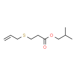 3-(Allylthio)propionic acid isobutyl ester structure