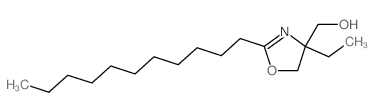 4-Oxazolemethanol,4-ethyl-4,5-dihydro-2-undecyl- structure