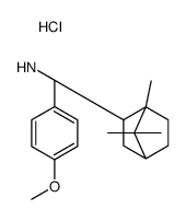 (4-methoxyphenyl)methyl-(4,7,7-trimethyl-3-bicyclo[2.2.1]heptanyl)azanium,chloride Structure