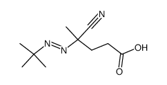 4-Cyano-4-[(1,1-dimethylethyl)azo]pentanoic acid picture