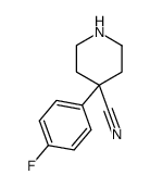4-cyano-4-(4-fluorophenyl)piperidine Structure