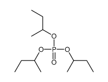 TRIS(1-METHYLPROPYL) PHOSPHATE)结构式