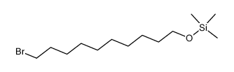 [(10-bromodecyl)oxy]trimethylsilane structure