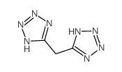 2H-Tetrazole,5,5'-methylenebis-结构式
